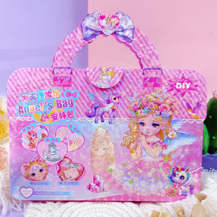 Sanrio Kuromi Melody Capibala Handmade Paste Painting Birthday Gift Coloring Makeup Dressing Sticker
