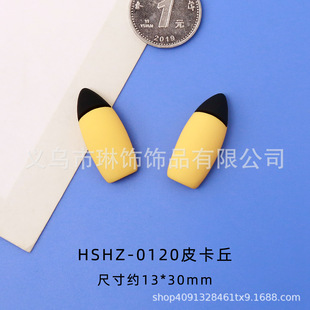 New three-dimensional resin cartoon bear ear accessories Korean style hair accessories DIY cream glue Tiger Bunny