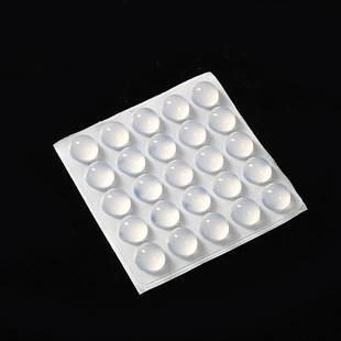 Shock-absorbing Rubber Particles Wardrobe Cabinet Door Silencer Buffer Anti-slip Silicone Gasket Furniture Anti-collision Artifact Hemispherical Anti-collision Particles
