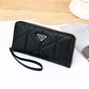 Korean Style New Women's Wallet Ins Women's Long Large Capacity Zipper Women's Wallet Fashionable High-end Clutch Bag