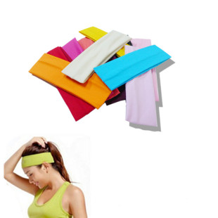 Korean-style Multi-color Cotton Comfortable Elastic Headband European and American Sports Fitness Yoga Sweat Absorbing and Antiperspirant Headband Headband