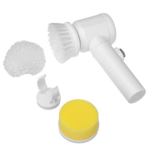 Magic Brush electric cleaning Brush kitchen bathroom household 5-in -1 cleaning Brush bathtub tub dishwashing Brush