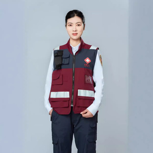 2024 China Center for Health and Disease Control Autumn Vest Emergency Clothing Volunteers Wei Jian Vest Work Clothes