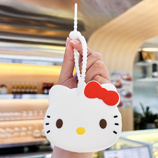 Мультфильм Sanrio Coolomi большая ушатая Собака Мини Портмоне брелок Портативная сумка для хранения кулон маленький подарок