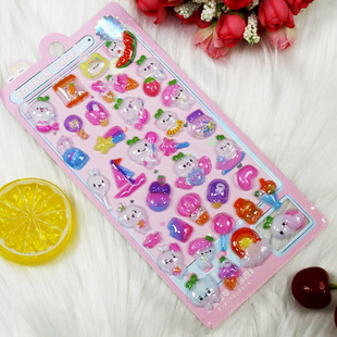 Светящийся поплавок весело стерео наклейка для детей мультфильм Sanrio Culometi Yugui собака кролик наклейка