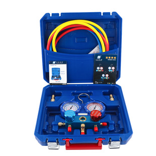 Dasheng air conditioning fluoride meter group WK-P6002S precision anti-collision refrigerant snow type pressure gauge liquid double meter R410A
