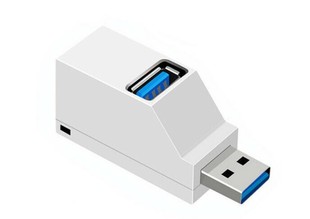 Мини Портативный алюминиевый сплав USB 3.0 3 портовый разделитель 2.0 с прямым подключением USB HUB расширенный концентратор
