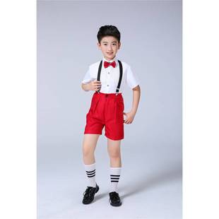 New Year's Day Children's Chorus Costume Girl's Puffy Princess Dress Primary and Secondary School Students Chorus Poetry Reading Performance Costume