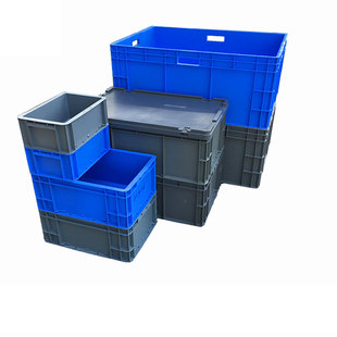 Rectangular eu turnover box thick storage plastic box thickened European standard logistics box auto parts large thickened finishing box