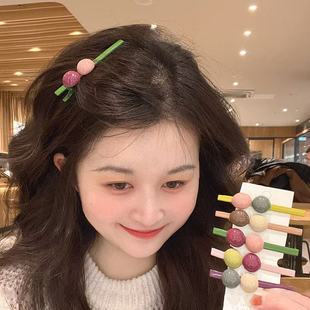 Bangs Korean Style Hairpin Girl's Back of Head Clip Simple Headwear Broken Hair Side Hairpin Candied Berry Clip