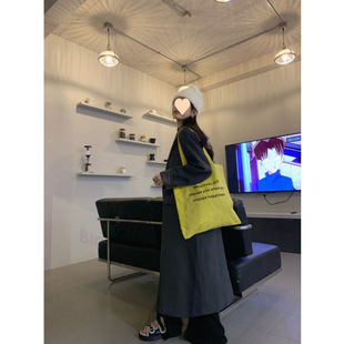 Suit Jacket Women's Trendy 2024 Spring New Tall Long to Ankle Korean Style Slim Look Casual Black Suit
