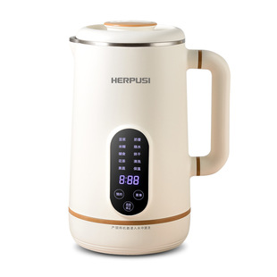 Factory direct supply full-automatic multifunctional soybean milk machine 1000ml household heating wall-breaking machine 10-leaf blade head juice machine