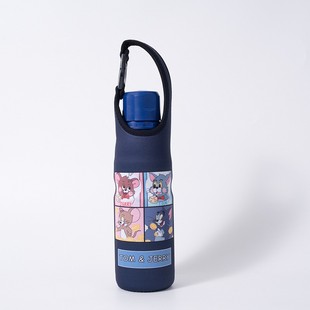Cup Bear Double Drink Thermos Large Capacity Measuring Cylinder Cup Sports Cool Lomie Blazer Straw Cover Accessories