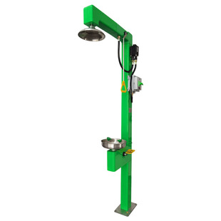 Electric Heated Eyewash Na-1062 with Integrated Shower, Anti-Freeze, Explosion-Proof and Waterproof, Compliant with American Standards