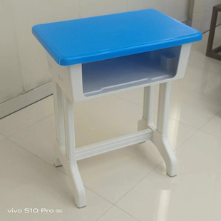 Direct selling primary and secondary school students single double plastic steel desks and chairs tutorial class training tutorial desks and chairs school children's desks and stools