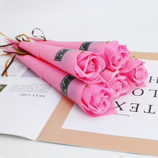 Soap Flower Carnation Rose Single Soap Flower Women's Mother's Day Valentine's Day Teachers' Day Gift-Zero Purchase