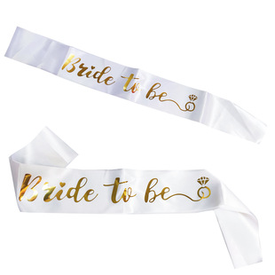 Bachelor party bride to be shoulder strap veil double-layer edging bride hair comb baby gender reveal etiquette