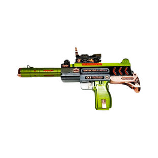 Children's spray sound and light toy gun 3 years old 4 boys music electric charge 6 simulation 2 advanced black technology 5 pistol 7