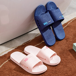 Classic men's summer indoor hotel couple Women's soft bottom bathroom hotel bath non-slip bedroom hotel sandals wholesale