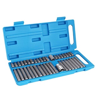40-piece star batch set Allen wrench suit combination auto repair spline tool pattern 12 plum blossom batch head