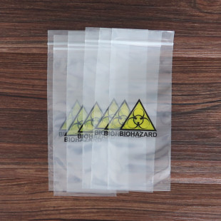 Manufacturer Customized 7.5X19 English Version of Nucleic Acid Sampling Bag Sealed Bag Test Specimen Bag 500 Per Pack