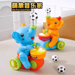 Mengxiang музыкант электрический мотоцикл игрушка светящийся барабан