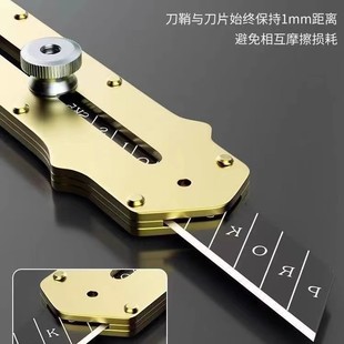 All-steel heavy-duty thickened stainless steel art knife wallpaper knife industrial grade all-metal paper cutter wallpaper knife