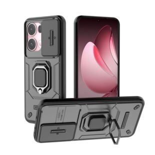 For new OPPO RENO13pro battle bear ring mobile phone case RENO13pro push window mobile phone case