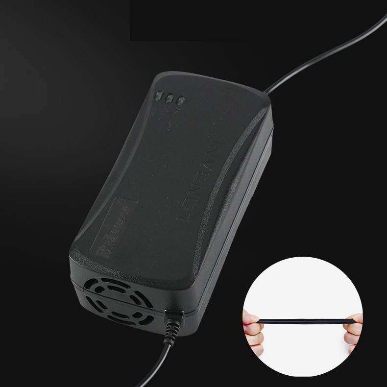 Cross-Border Source Manufacturer 24V12Ah Pulse Charging Repair Charger for Electric Garden Tools, Wheelchairs, and Mobility Scooters