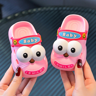Children's Cave Shoes Summer Girls' Indoor Non-slip Cartoon Boys Toddler Baby Sandals Outer Wear Beach Sandals