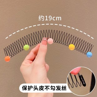 Children's Headband Summer Girls' South Korea Hair Breken Finishing Artifact Non-Slip Pressure Hair Cartoon Headband Baby Princess Hair Accessories