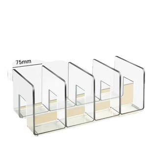 Book Stand Thickened l-Shaped Book Storage Reading Rack Simple Bookshelf Desktop Vertical Bookholder Baffle Desktop Bookshelf