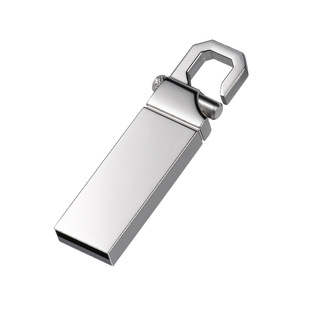 Металлический USB-накопитель для карабинга персонализированный резной U-накопитель высокоскоростная истинная емкость U-накопитель портативный рабочий партнер 64GB