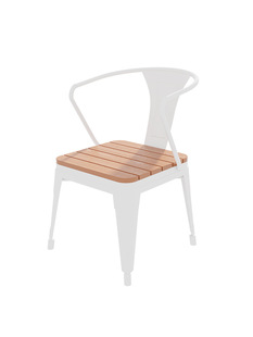Outdoor Plastic Wood Table and Chair Courtyard Anticorrosive Wood Outdoor Leisure Dining Table Garden Outdoor Balcony Cafe Table and Chair Combination