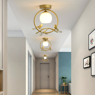 Crystal Ceiling Lamp Entrance Hall Entrance Corridor Corridor Bar Balcony Lamps Nordic American Crystal Lamp