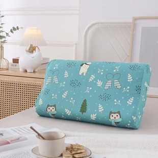 Latex Pillow pillowcase children's cotton pillow case student dormitory cute cartoon pillowcase single memory pillow pillowcase