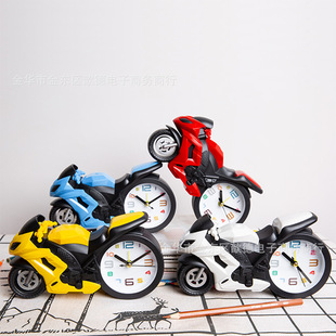 New creative cool racing alarm clock cartoon children student boy home bedroom bedside desktop clock wholesale