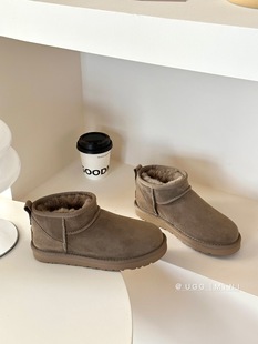 Sangpo Snow Boots Star Mini Snow Boots Men's and Women's Short Boots Winter New Fur One Thickened Warm