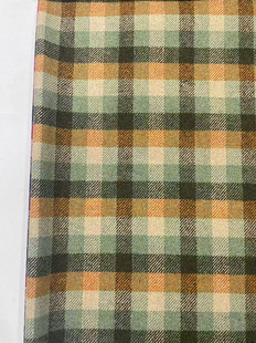 Woolen tweed in stock small plaid coat clothing/shoes and hats/luggage fabric Shaoxing supply
