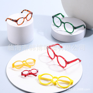 in stock glasses cotton doll 20cm/15cm doll accessories glasses transparent lens free shipping cute no paint