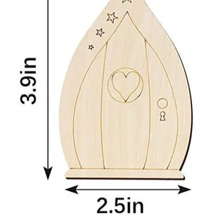 Трансграничный Amazon Elf Fairy Door Фея Дверь Фея Дверной Двор Деревянный Миниатюрный Фея Дерево Декоративный DIY Набор Ручной Работы