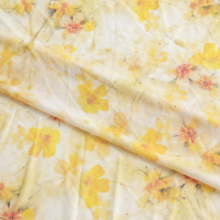 24 new style soft ink blooming mesh stretch printing fabric fashion women's children's clothing fabric wholesale