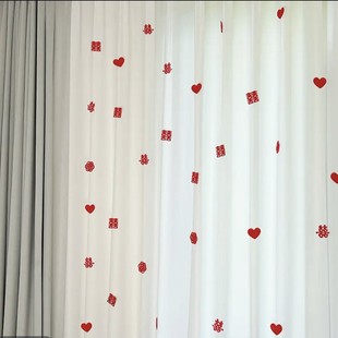 Wedding font character hand throw happy small happy character wedding supplies wedding layout wedding room decoration non-woven happy character paste mini