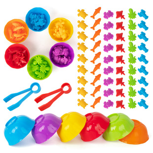 Family Member Series Children's Rainbow Count Early Education Educational Enlightenment Toys Desktop Games Parent-Child Interaction Cross-Border