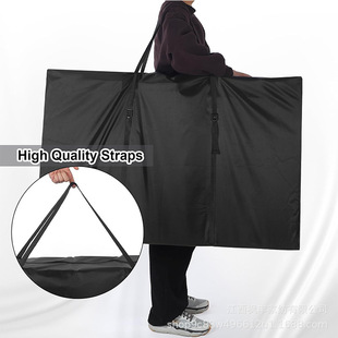 Oxford Cloth Thickened New Large Capacity Outdoor Chair Fishing Camping Travel Folding Chair Storage Bag Black