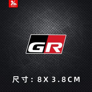 Suitable for Toyota high-performance GR department modified decorative personality car window rear block scratch sticker GAZOO