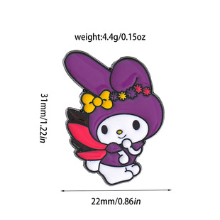 Мультяшная брошь Sanrio милый кот металлический значок Японский пират KTcat cos булавка аксессуары для одежды