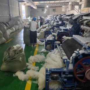 Factory wholesale alpaca white alpaca raw material combed mercerized alpaca quilt clothing filler warm raw material