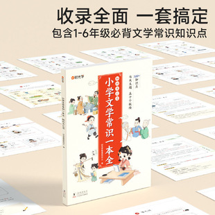 Grade 1-6 primary school students must recite literature common sense, one book and two volumes of basic Chinese knowledge combined with literacy improvement, etc.