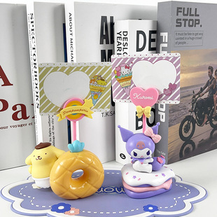 Sanrio Dessert Notes Ornaments Blind Box Culomi Parchia Dog Melody Cute Hand-made Girl's Heart Small Gift